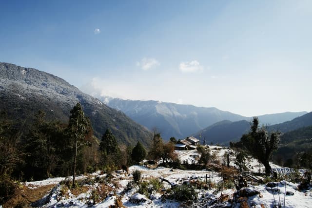 View of Nepal during Winter